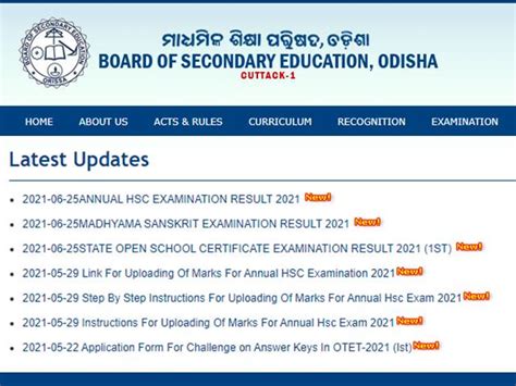 Odisha Examination Results:::::::..